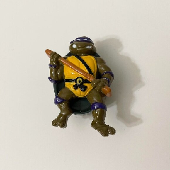 Vtg 80s Donatello TMNT Ninja Turtles Flip Watch No Band Not Working - Picture 1 of 15
